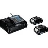 Makita Akumuliatorių ir kroviklio komplektas CXT® 197658-5 12Vmax • BL1021B x2 • DC10SB • CXT®
