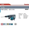 Atskėlimo plaktukas Makita HM1205C; 19,1 J; SDS-max