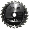 Makita B-32904 T.C.T. pjūklas 165X1.5X20mm 20° T24 SPECIALIZED akum. diskiniams pjūklams