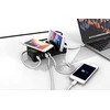 Manhattan Įkroviklis jungiama į tinklą 5x USB i Qi 55W, 1x USB-C, 3x USB-A, Qi