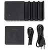 Manhattan Įkroviklis jungiama į tinklą 5x USB i Qi 55W, 1x USB-C, 3x USB-A, Qi