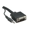 Manhattan Manheteno 10 m SVGA garso kabelis VGA (D-Sub) + 3,5 mm Juoda