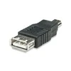 Adapteris USB Manhattan miniUSB - USB Juodas (308342)