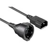 MANHATTAN maitinimo adapterio kabelis IEC320 C14 į Schuko F 1,5 m