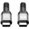 Manhattan MANHATTAN USB4 USB-C Stecker/Stecker Kabelis 240W 40G 8K 1m