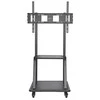 Laikiklis Manhattan 461665 grindų stovas plokštiesiems ekranams 2,54 m (100") Portable flat panel floor stand Juoda