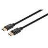 MANHATTAN 8K@60Hz DisplayPort DP 1.4 Cable, 1.0m, Palaiko 4K@144Hz, HDR, Paauksuoti kontaktai, juodas, 355568