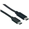 Kabelis USB Manhattan USB-C - USB-C 1 m Juodas (353342)