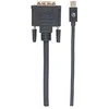 Kabelis Manhattan Rodyti Port mini - DVI- D 1.8m juoda (152150)