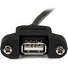 Efb Elektronik USB kabelis EFB USB-A - USB-A 3 m Juodas (K5291SW.3V2)