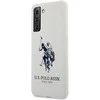Dėklas Us Polo Assn US Polo USHCS21MSLHRWH S21+ G996 baltos spalvos Silicone Logo