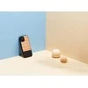 MAN&amp;WOOD dėklas skirtas Apple iPhone 12/12 Pro herringbone nero juodos spalvos