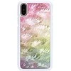Dėklas iKins SmartPhone case iPhone XS/S water flower juodas