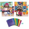 Rinkinys, skirtas sukurti Foam Mosaics Animals Cool Maped Creativ