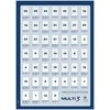 Multi 3 Lipnios etiketės Multi3, A4, 105x70mm, 8 etiketės lape, 100 lapų, baltos spalvos