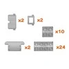 Statybiniai blokeliai Marioinex Junior Bricks, 40vnt