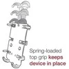 Ram Mounts UNPKG RAM QUICK GRIP PHONE HOLDER FOR LARGER DEVICES W/ DIAMOND BASE