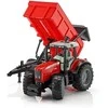 Bruder - Massey Ferguson 7480 su apverčiama priekaba (02045)