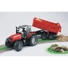 Bruder - Massey Ferguson 7480 su apverčiama priekaba (02045)