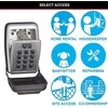 Master Lock Raktų dėžutė su kodine mygtukine 12 skaitmenų spyna 5423EURD