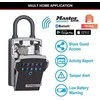 Master Lock Pagrindinis užrakto raktas, saugus „Bluetooth“ su pakabu 5440EURD