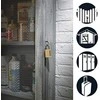 Master Lock Spynelė MasterLock 604EURD; 40 mm