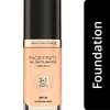 Max Factor Facefinity All Day Flawless Vegan Matte Primer Maskuoklis &amp; Foundation 3-In-1 33 Crystal rusvai gelsvas SPF 20, 30 ml