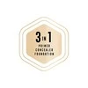 Max Factor Facefinity All Day Flawless Vegan Matte Primer Maskuoklis ir Foundation 3-In-1 33 Crystal rausvas gelsvas SPF 20, 30 ml