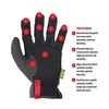 Mechanix Wear Pirštinės Mechanix FastFit® XL dydis. Rauktas rankogalis, dirbtinė oda, TrekDry®