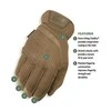 Mechanix Wear Pirštinės Mechanix FastFit® Coyote, M dydis. Rauktas rankogalis, 0.6 mm dirbtinė oda, TrekDry®, touchscreen technologija