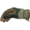 Mechanix Wear Pirštinės MECHANIX FastFit® Woodland Camo, M dydis. Rauktas rankogalis, 0.6 mm dirbtinė oda, TrekDry®, touchscreen technologija