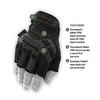 Mechanix Wear Bepirštės Pirštinės Mechanix M-Pact® FINGERLESS M dydis. Velcro, TrekDry®, dirbtinė oda, delno, krumplių, pirštų apsauga
