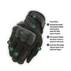 Mechanix Wear Pirštinės Mechanix M-Pact® 3 Covert juodos XXL dydis. Velcro, TrekDry®, dirbtinė oda, delno, krumplių, Armortex®, pirštų apsauga, D30® apsauga nuo vibracijos