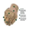 Mechanix Wear Pirštinės Mechanix M-Pact® 3 Coyote XXL dydis. Velcro, TrekDry®, dirbtinė oda, delno, krumplių, Armortex®, pirštų apsauga, D30® apsauga nuo vibracijos