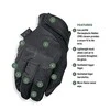 Mechanix Wear Pirštinės Mechanix SPECIALTY VENT, su skylutėmis ventiliacijai, juodos XL dydis. Velcro, dirbtinė 0.6mm oda.touchscreen technologija