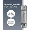 „STICK MediaRange“ USB atmintinė, 32 GB, USB 3.1 mišrainė su USB C tipo jungtimi