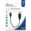 USB adapteris MediaRange microUSB - USB Juodas (MRCS168)