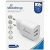 Įkroviklis MediaRange MediaRange Ladegerät 12W 2-Port 2x USB-A, baltas