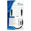 Kabelis MediaRange Jack 3.5mm - Jack 3.5mm 1.5m juoda (MRCS189)