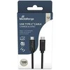 Kabelis USB MediaRange USB-C - USB-C 1.2 m Juodas (MRCS214)