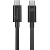 Kabelis USB MediaRange USB-C - USB-C 1.2 m Juodas (MRCS213)