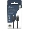 Kabelis USB MediaRange USB-C - USB-C 1.2 m Juodas (MRCS213)