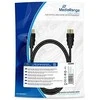 Kabelis MediaRange HDMI - HDMI 1m juoda (MRCS195)