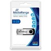 STICK 4GB MEDIARANGE MR907 B - Juodas - Sidabrinė