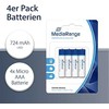 Mediarange Alkaline AAA Baterijos 1.5V 4 Vnt.