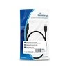 USB kabelis MediaRange USB-A - mikroUSB 1,2 m Juoda (MRC138)