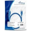 Kabelis USB MediaRange USB-A - USB-A 1.8 m Mėlyna (MRCS151)