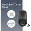 MediaRange MROS209 pelė Office Dešinės pusės RF Optinė belaidė 1200 DPI