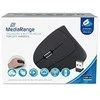 Pelė MediaRange Optinė pelė su USB jungtimi belaidė 6-BUTTON/LEFT Juodas MROS233 MEDIARANGE