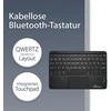 MediaRange Belaidė klaviatūra 64 Tasten Touchpad DE juodas